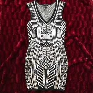 Tribal Print Bodycon Style Dress